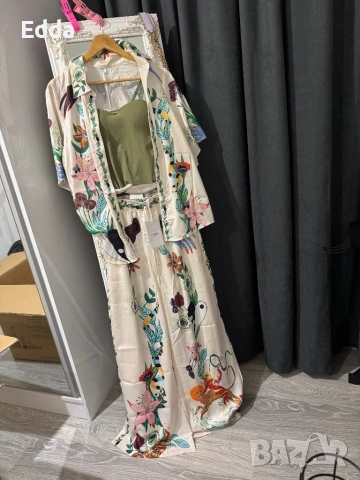 Риза с панталон м/л , снимка 2 - Комплекти - 53459355