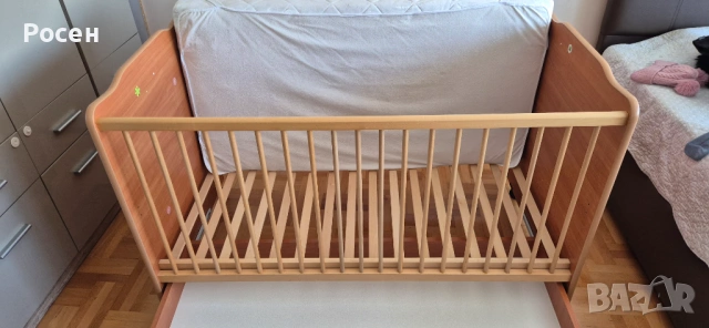 Детско легло 140/70 + Матрак и протектор, снимка 5 - Бебешки легла и матраци - 53937654