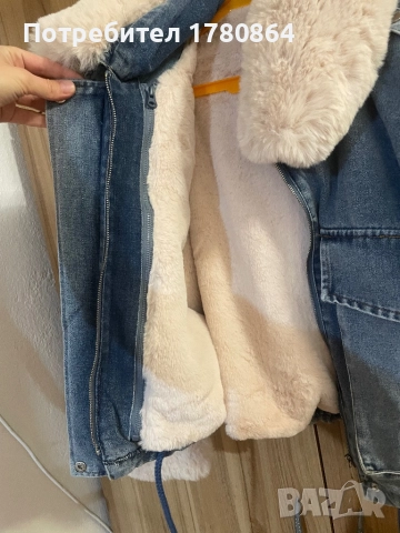 Дънково дебело яке, снимка 2 - Якета - 52638371