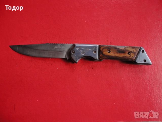 Страхотен полуавтоматичен джобен нож 3, снимка 2 - Ножове - 54086326
