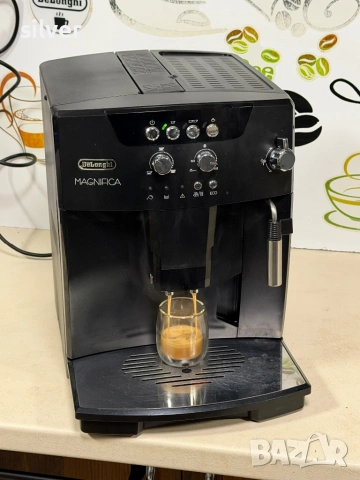 Кафемашина кафе автомат delonghi magnifica с гаранция, снимка 4 - Кафемашини - 54228581