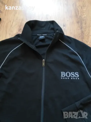 hugo boss jacket zip - страхотно мъжко горнище КАТО НОВО М, снимка 1 - Спортни дрехи, екипи - 48003410