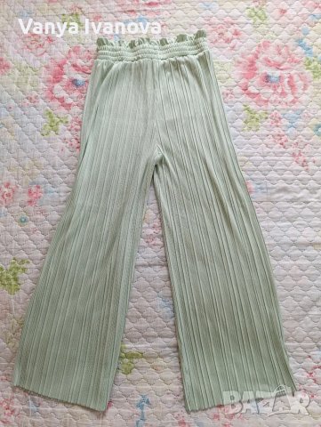  Shein панталон цвят мента, снимка 3 - Панталони - 50313996