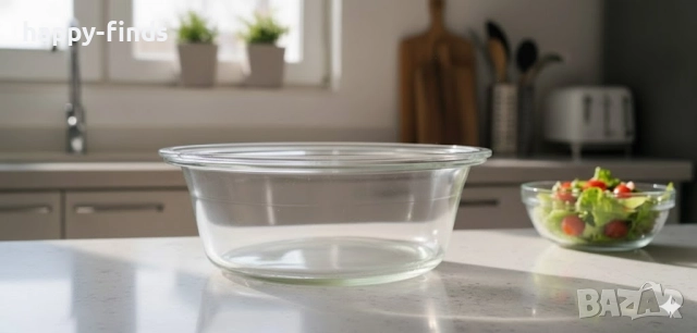 Стъклена купа от огнеупорно стъкло 5 литра