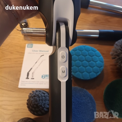 Електрическа четка за почистване 8 в 1, телескопична дръжка, снимка 8 - Други стоки за дома - 52638187