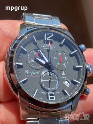 Продавам оригинален Мъжки часовник Atlantic Seasport 87466.42.45