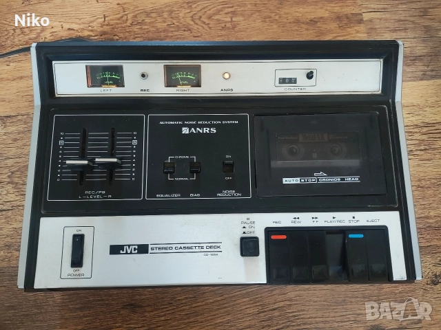 ретро касетен дек JVC, снимка 4 - Декове - 52933771