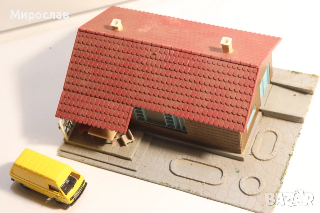 FALLER? KIBRI? VOLLMER? H0 1/87 СГРАДА КЪЩА ВАГОН ВЛАК ЖП, снимка 7 - Колекции - 53742906