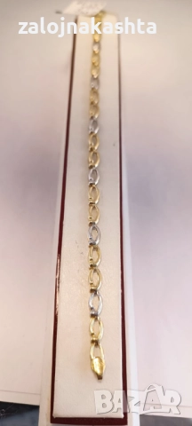 Нова-Златна гривна-2,74гр/14кр, снимка 2 - Гривни - 52732432