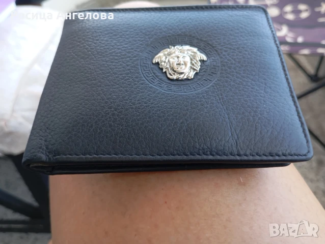 Винтидж портфейл Версаче Италия от 80те години унисекс , снимка 14 - Портфейли, портмонета - 51154917