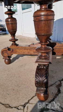 Маса антикварна масив №120, снимка 6 - Маси - 53282428