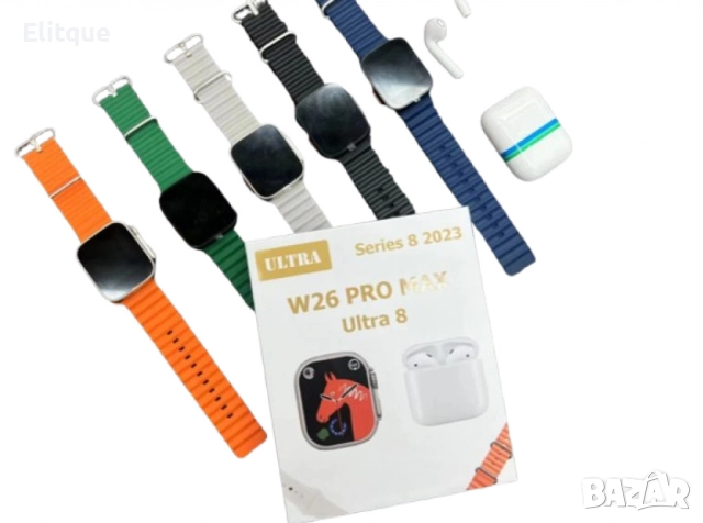 Комплект Smart часовник + TWS слушалки  , снимка 5 - Смарт часовници - 52903043