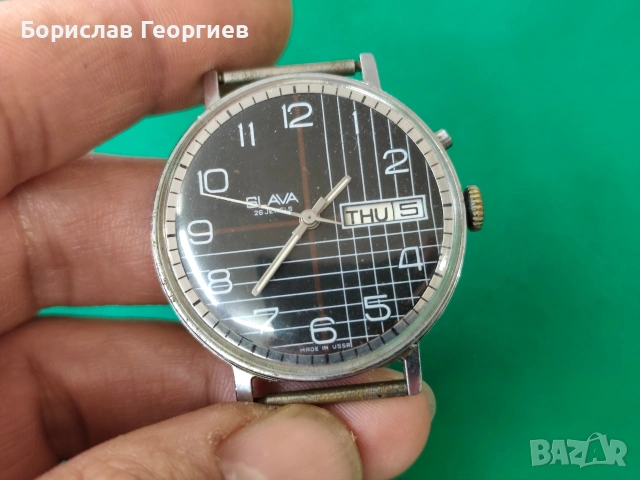 Механичен часовник slava 26 jewels