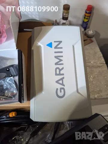 НОВ сонар! Garmin Striker vivid 9sv+акумулатор+много аксесоари, снимка 1 - Garmin - 48323779