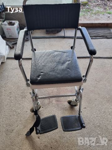 Комбиниран инвалиден стол , снимка 3 - Тоалетни столове - 45646566