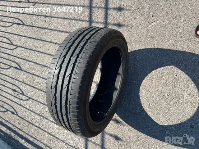 4броя летни гуми bridgestone potenza , снимка 1 - Гуми и джанти - 46915032