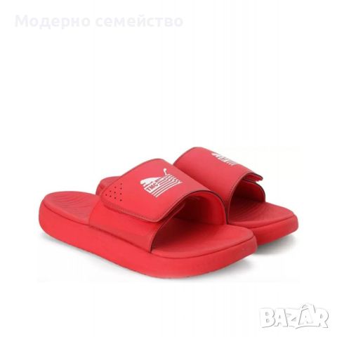 Джапанки puma x nipsey hussle the marathon continues softride slides red, снимка 2 - Джапанки - 46739473