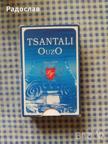 Tsantali Ouzo карти за игра 