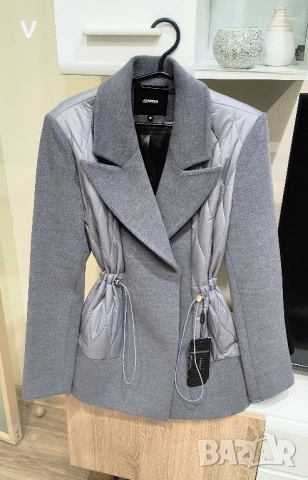 Дрехи Junona Юнона черен кроп топ бюстие с лента лачено яке кожен панталон палто, снимка 11 - Корсети, бюстиета, топове - 52467967