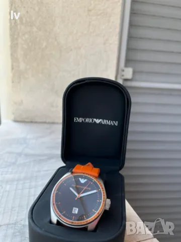 Часовник Emporio Armani Quartz Steel AR-0526, снимка 1 - Мъжки - 46925872