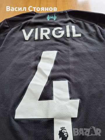 Ливърпул / Liverpool #4 Virgil Van Dijk New Balance 2019-20г. - детски М ръст 134см., снимка 7 - Фен артикули - 45765696