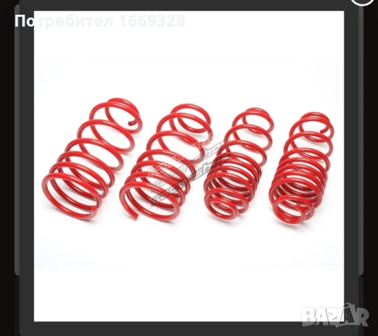 СПОРТНИ ПРУЖИНИ TA-TECHNIX VW GOLF 5 1K 40/40MM