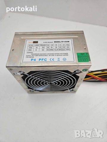 Захранване за компютър PSU TechSolo 450W, снимка 2 - Захранвания и кутии - 46408015