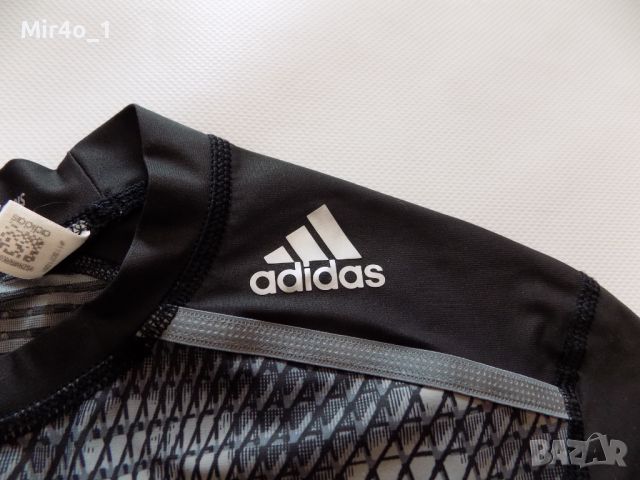 Тениска adidas techfit потник оригинална спорт фитнес крос мъжка M, снимка 3 - Тениски - 46040088