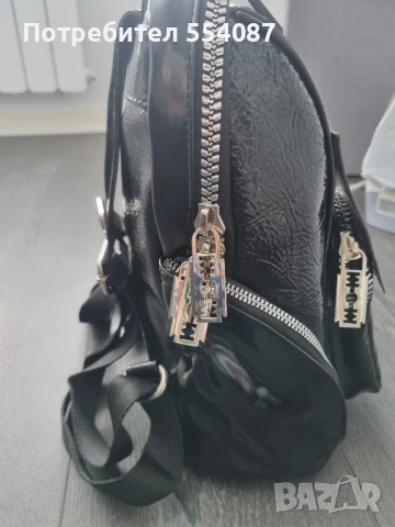 Нова Черна дамска раница , снимка 2 - Раници - 51421184