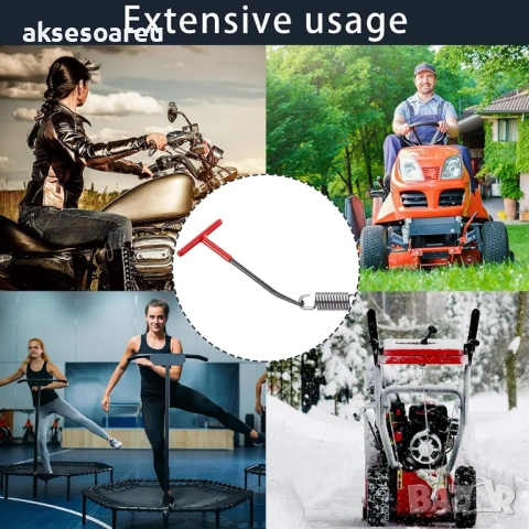 Нов Инструмент кука с Т-образна дръжка с гумено покритие за сваляне на пружини на спирачни апарати , снимка 13 - Други инструменти - 53873552