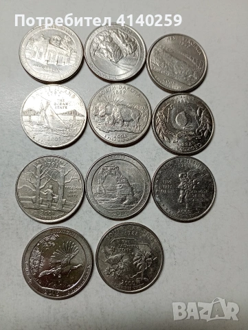 САЩ МОНЕТИ , снимка 3 - Нумизматика и бонистика - 54273941