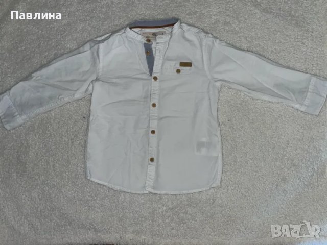 Две Детски Ризки за Момче H&M - 2-3г, снимка 2 - Детски ризи - 46886161