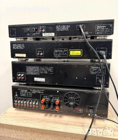 🔊Ретро аудио система - сет TECHNICS - усилвател, сд плеър, дек и тунер + опция колони🔈, снимка 4 - Аудиосистеми - 53638536