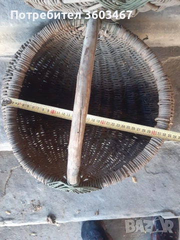 Стари плетени кошници, снимка 6 - Декорация за дома - 52244858