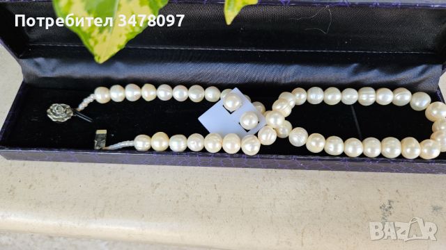 Луксозен комплект - естествени перли, снимка 6 - Бижутерийни комплекти - 46246740