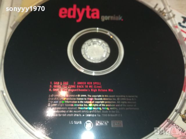 EDYTA-CD ВНОС GERMANY 1807241920, снимка 6 - CD дискове - 46625071