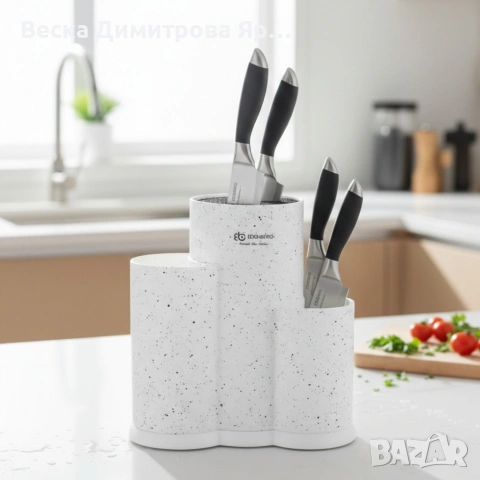 Поставка за кухненски прибори и ножове 3 в 1 Edenberg EB-5106, снимка 4 - Аксесоари за кухня - 53696957