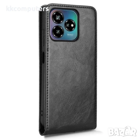 ZTE Axon 60 Lite / Blade V60 Design / Blade V60 Vita Magnetic/ Card Slot Кожен Калъф и Скрийн Протек, снимка 6 - Калъфи, кейсове - 50653463