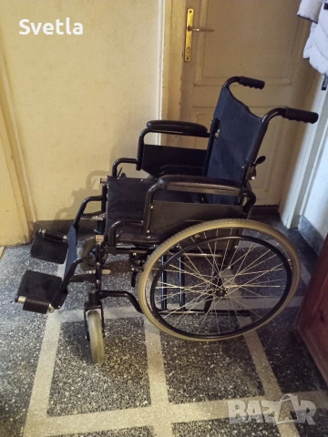 Сгъваема инвалидна количка, снимка 7 - Инвалидни колички - 53322981