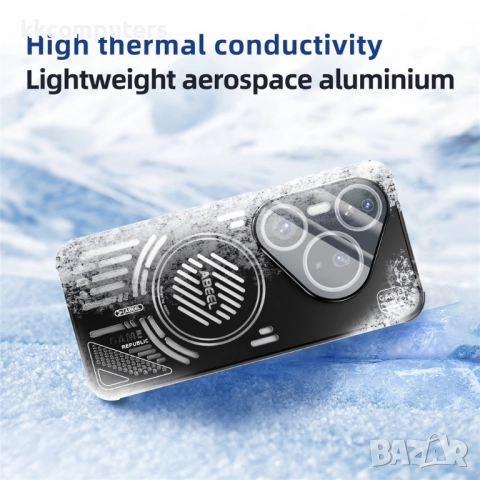 Huawei Pura 80 Pro / 80 Pro+ ABEEL Удароустойчив Aluminium Alloy + PC + TPU /Hollow Heat Dissipation, снимка 6 - Калъфи, кейсове - 51796462