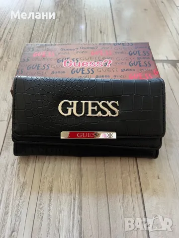 Уникално дамско портмоне с кутия Guess, снимка 2 - Портфейли, портмонета - 47570903