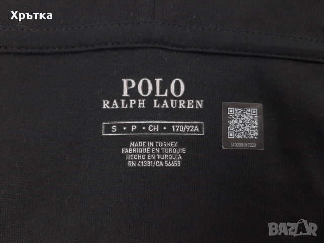 Polo Ralph Lauren Double-Knit - Оригинално мъжко горнище размер S, снимка 9 - Спортни дрехи, екипи - 53464314