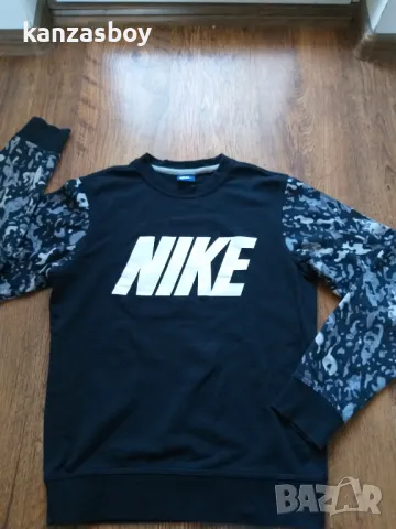 NIKE CLUB CREW TERRY CAMO - страхотна мъжка блуза С, снимка 3 - Спортни дрехи, екипи - 48826580