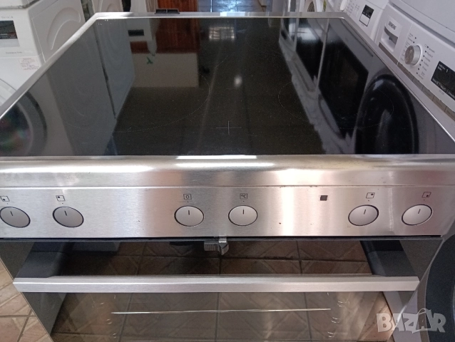 Иноксова свободно стояща печка с керамичен плот Voss с две години гаранция!, снимка 2 - Печки, фурни - 52534014