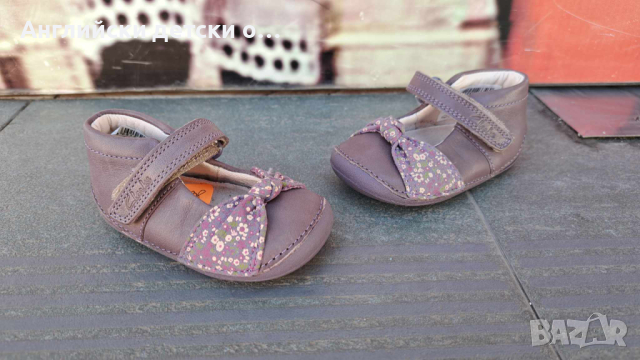 Английски детски обувки естествена кожа-CLARKS , снимка 1 - Детски обувки - 44971443