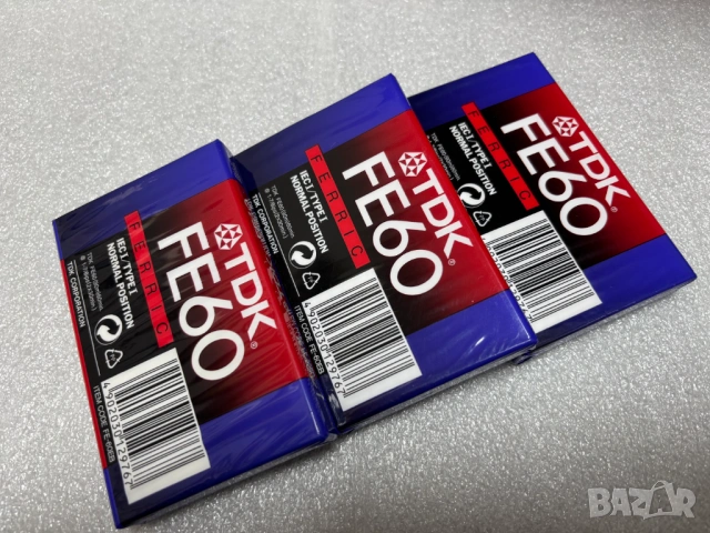 Нови! Запечатани! Аудио касети TDK FE60 FERRIC IEC I / TYPE I NORMAL POSITION, снимка 8 - Аудио касети - 53809612