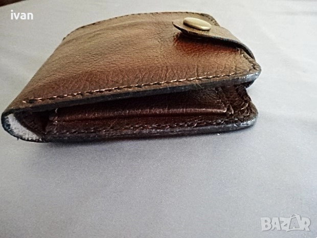 мъжки портфейл /ръчна изработка/, снимка 4 - Портфейли, портмонета - 51615079