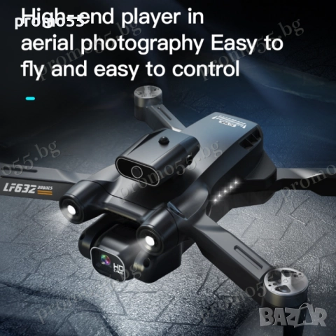 LF632 Сгъваем Интелигентен Дрон 5G 8K Избягване на Препятствия, снимка 3 - Дронове и аксесоари - 52316075