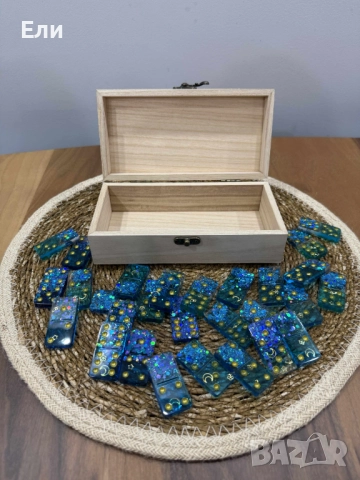 Уникално, ръчно изработено луксозно домино