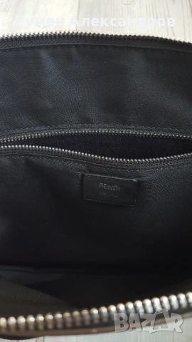 Нова мъжка кожена чанта FENDI MESSENGER BAG, снимка 13 - Чанти - 53851443
